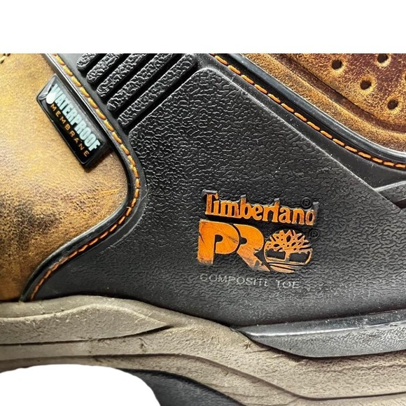 Timberland PRO Work Boots Mens 10M Brown Fair Composite Toe Waterproof A1RVS main image 2